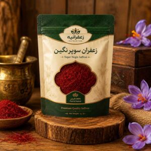 زعفران سوپر نگین – 1 مثقالی-کلرفیل ایران