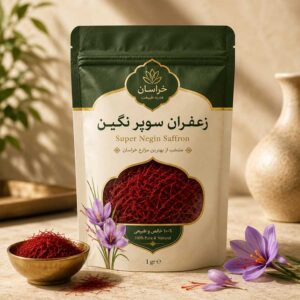 زعفران سوپر نگین – 1 مثقالی-کلرفیل ایران